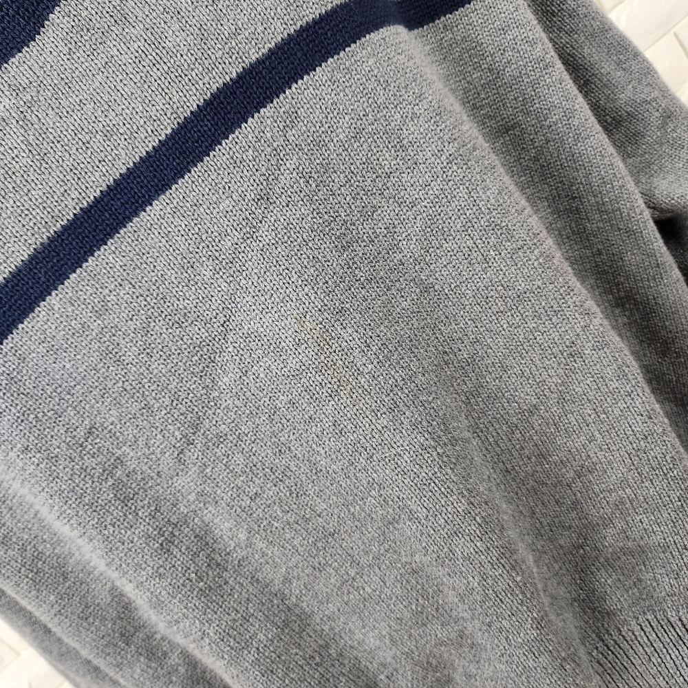 Chaps Mens XL Gray Sweater | Classic Knit Pullover Cozy Casual Fit - Picture 6 of 6